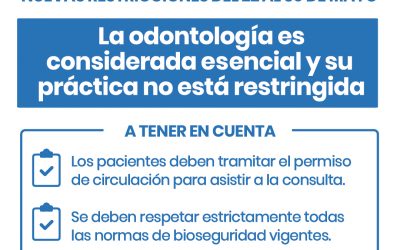 La odontología es una práctica esencial