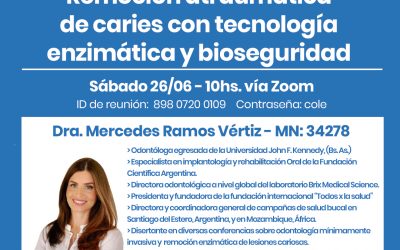 Remoción atraumatica de caries con tecnología enzimática y bioseguridad