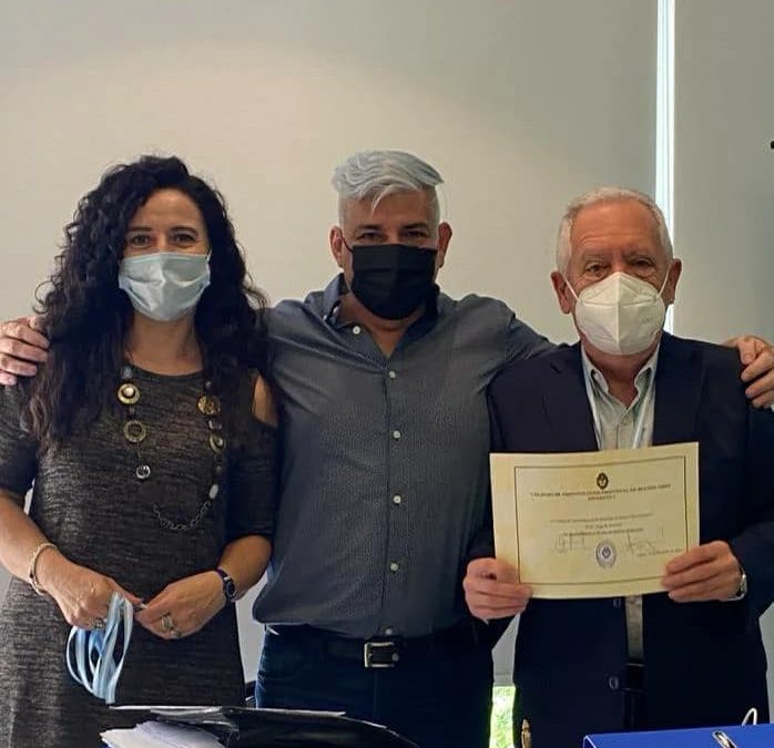 Reconocimiento a Colegas por su larga trayectoria