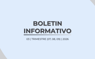 Boletín Informativo Nº 3 | Trimestre Julio, Agosto y Septiembre